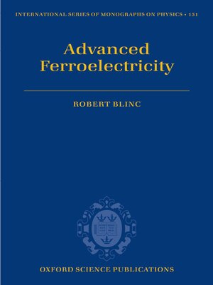 cover image of Advanced Ferroelectricity